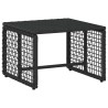 Ensemble de meubles d'extérieur 5 pcs Noir et Blanc 555188555188