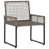 Ensemble de meubles d'extérieur 3 pcs Gris et marine 555193555193