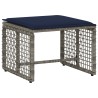 Ensemble de meubles d'extérieur 5 pcs Gris et marine 555212555212