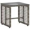 Ensemble de meubles d'extérieur 5 pcs Gris et marine 555212555212