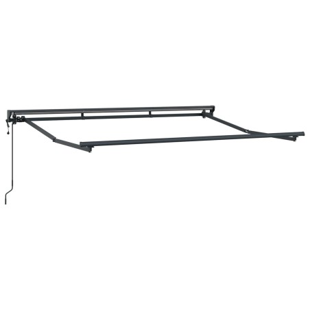 Cadre de store rétractable électrique Anthracite 3,5 x 2 m 555245555245