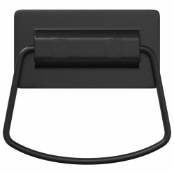 Poignées de Cabinet 12 pcs Noir 85 x 45 mm Métал 555256555256