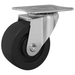 Roue pivotante 12 pcs Argenté 60 x 60 x 50 mm Fer et nylon 555262555262