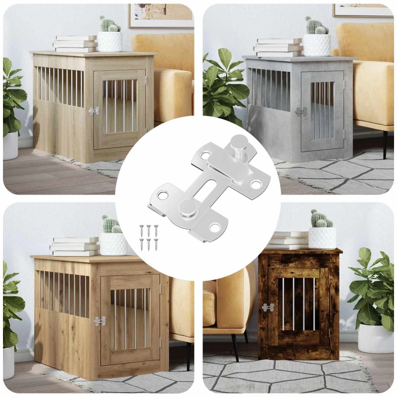 Verrou de porte 423 pcs Argenté 70 x 8 mm Acier 555263555263