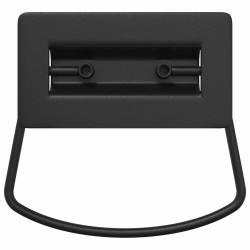 Poignées de Meuble 2 pcs Noir 85 x 45 mm Métал 555264555264