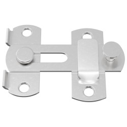 Verrou de porte 12 pcs Argenté 70 x 8 mm Acier 555265555265