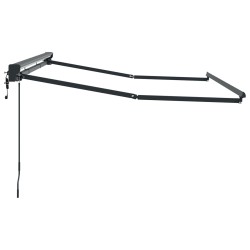 Cadre de store rétractable électrique Anthracite 2,5 x 2 m 555271555271