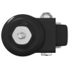 Roue pivotante 2 pcs Noir 40,4 x 40,4 x 19,7 mm Fer et nylon 555289555289