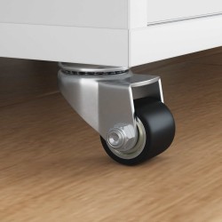 Roulettes 12 pcs Argenté 44,1 x 44,1 x 1,95 mm Nylon 555293555293