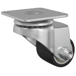 Roulettes 12 pcs Argenté 44,1 x 44,1 x 1,95 mm Nylon 555293555293