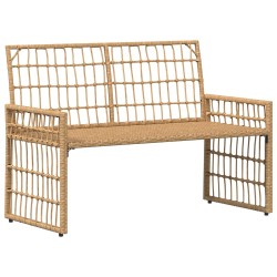 Banc extérieur Uni Naturel et Crème 116 x 55 x 82 cm 555309555309