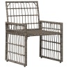 Ensemble de meubles d'extérieur 3 pcs Noir et Gris foncé 555311555311