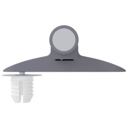 Amortisseur à fermeture douce 1161 pcs Gris 125 x 47 x 15 mm PP 555316555316