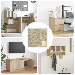 Couverture de vis auto-adhésive 12 pcs Chêne Sonoma 555317555317