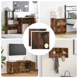 Couverture de vis auto-adhésive 2 pcs Chêne fumé Ø 20 x 0,5 mm 555319555319