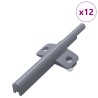 Amortisseur à fermeture douce 12 pcs Gris 125 x 47 x 15 mm PP 555321555321