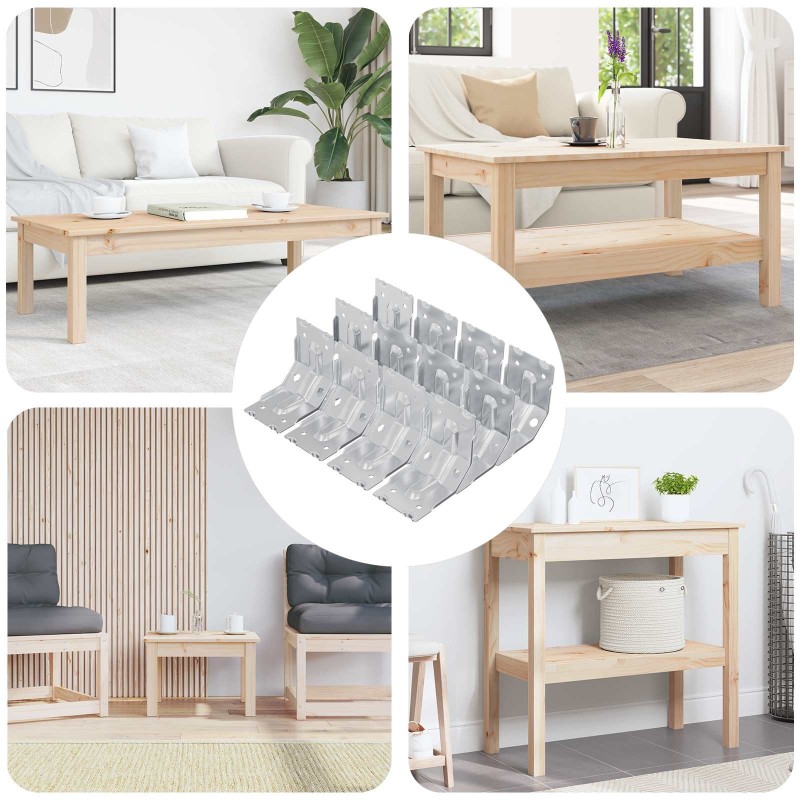 Support 12 pcs Zincé 106 x 55 x 1,5mm Acier 555336555336