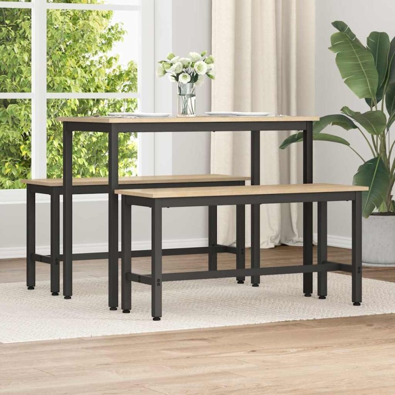 Banc de salle à manger Chêne Sonoma 100 x 32,5 x 48,5 cm 555337555337