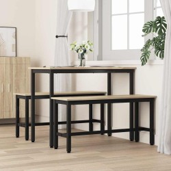 Banc de salle à manger Chêne Sonoma 100 x 32,5 x 48,5 cm 555337555337
