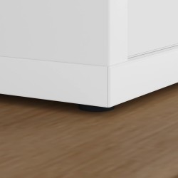 Tapis de pieds de meubles 2 pcs Noir Ø 14 x 4 mm EVA 555338555338