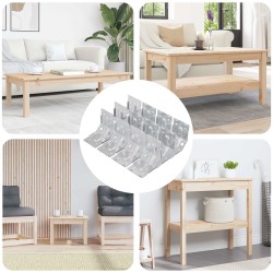 Support 212 pcs Zincé 106 x 55 x 1,5mm Acier 555345555345