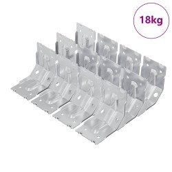 Support 212 pcs Zincé 106 x 55 x 1,5mm Acier 555345555345
