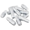 Panneau de rayon 12 pcs Argenté 7 x 16 mm Fer 555351555351