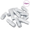 Panneau de rayon 12 pcs Argenté 7 x 16 mm Fer 555351555351