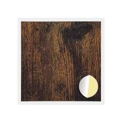 Couverture de vis auto-adhésive 12 pcs Chêne fumé Ø 20 x 0,5 mm 555357555357