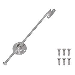 Charnière à tige de traction 12 pcs Argenté 190 mm Métал 555364555364