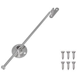 Charnière à tige de traction 439 pcs Argenté Fer 555365555365