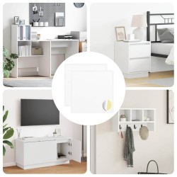 Autocollant 2 pcs Blanc Ø 20 x 0,5 mm Papier 555366555366