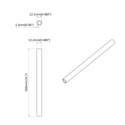 Tube PVC 29 pcs Blanc PP et PE 555367555367