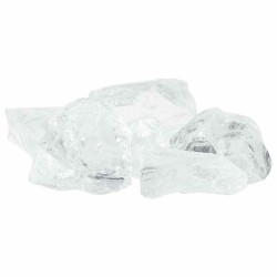 Pierres de Jardin Blanc 12 cm Verre 555379555379