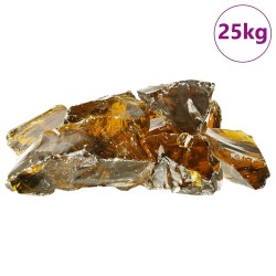 Pierres de Jardin Marron 12 cm Verre 555381555381