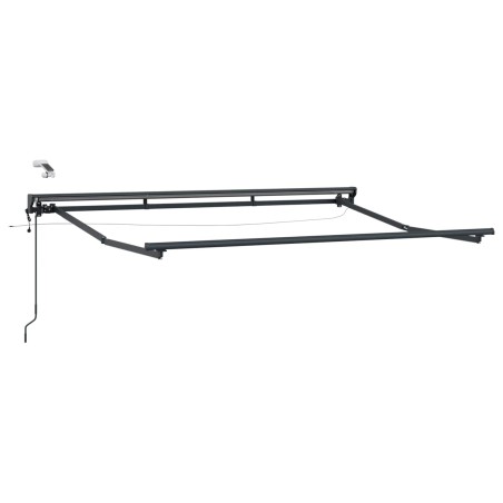 Cadre de store électrique avec LED Anthracite 3 x 2 m Aluminium 555390555390