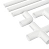Tube PVC 12 pcs Blanc 12,2 x 1,8 x 500 mm PP et PE 555394555394
