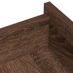 Couverture de vis auto-adhésive 2 pcs Chêne brun Ø 20 x 0,5 mm 555396555396