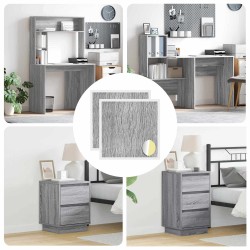 Couverture de vis auto-adhésive 2 pcs Gris Sonoma Ø 20 x 0,5 mm 555397555397