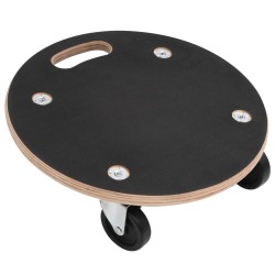 Chariot de Transport 6 pcs Gris Contreplaqué 555398555398