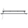 Cadre de store électrique avec LED Anthracite 3 x 2,5 m 555400555400