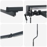 Cadre de store électrique avec LED Anthracite 3,5 x 2,5 m 555401555401