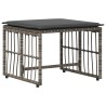 Ensemble de meubles d'extérieur 5 pcs Noir et Gris foncé 555407555407