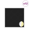 Couverture de vis auto-adhésive 12 pcs Noir Ø 20 x 0,5 mm 555414555414