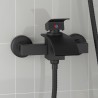 Robinet de Douche Mixer Noir G 1 / 2 pouces 555417555417