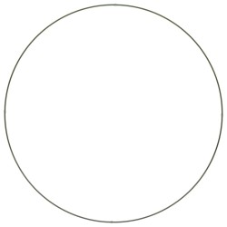 Anneau de jardinière Vert olive 120 x 120 x 20 cm 555421555421