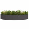 Anneau de jardinière 5 pcs Noir 120 x 120 x 20 cm 555425555425
