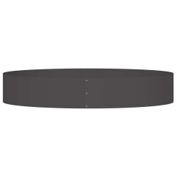 Anneau de jardinière 5 pcs Noir 120 x 120 x 20 cm 555425555425