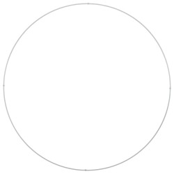 Anneau de jardinière Blanc 120 x 120 x 20 cm 555427555427
