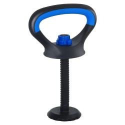 Ensemble Haltère-Barre-Kettlebell 4-en-1 30kg 30kg Noir et Bleu 555428555428